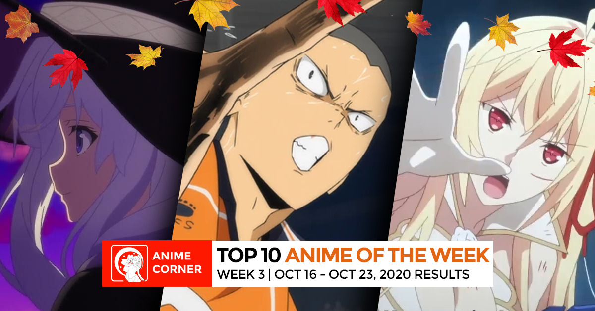 Anime Rankings Fall 2020 - Week 3 Top 3