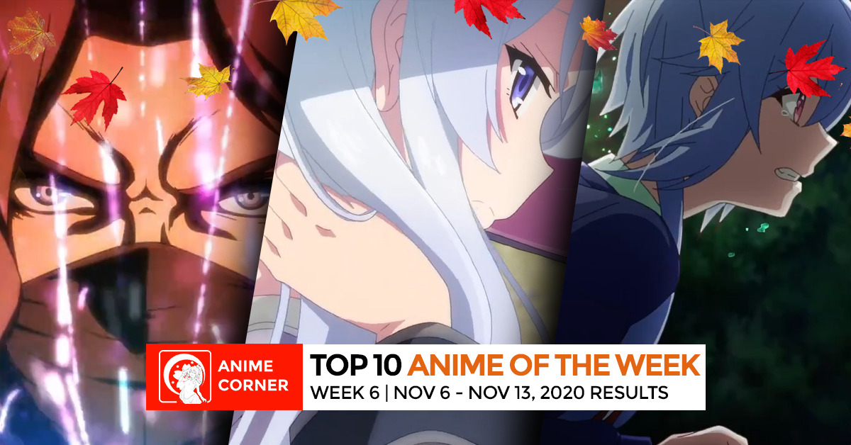 Fall 2020 Anime Rankings Top 3 Week 6
