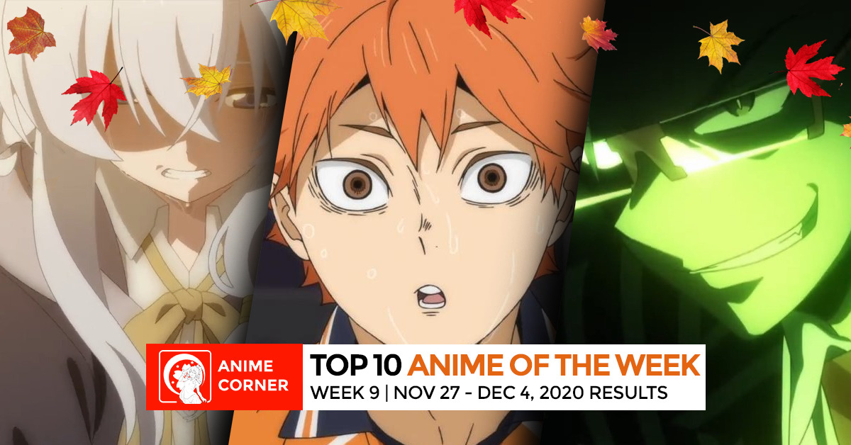 Top 10 Anime of Fall 2020 | Week 09 | November 27 – December 04, 2020
