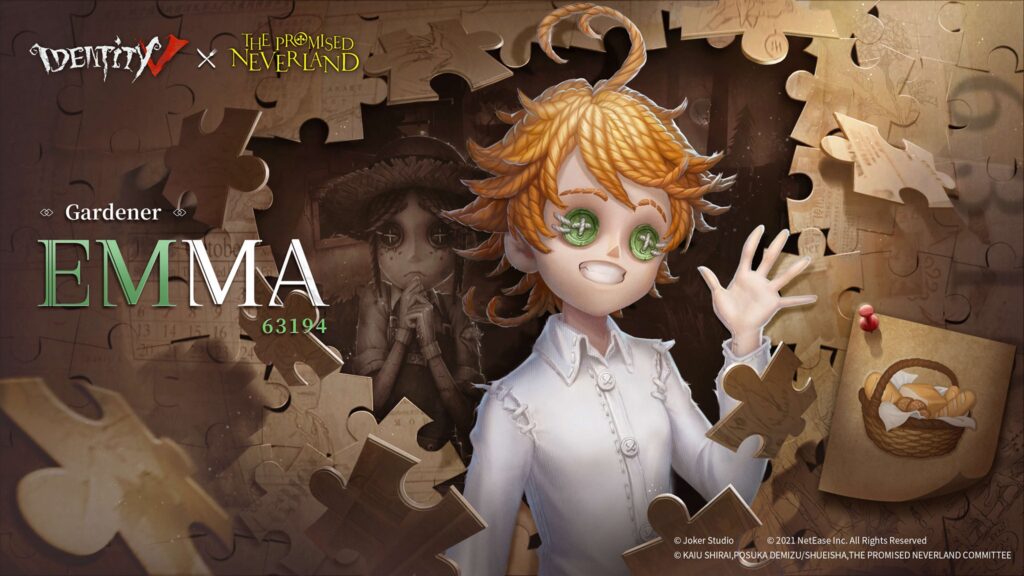 Collaboration Between Identity V Mobile Game and The Promised Neverland  Launches on February 23 - Anime Corner