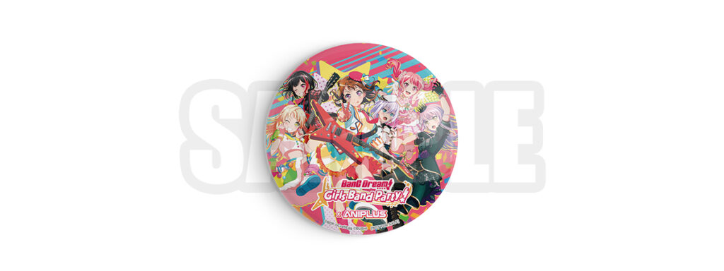 Limited edition BanG Dream! Girls Band Party! X ANIPLUS Cafe Can Badge