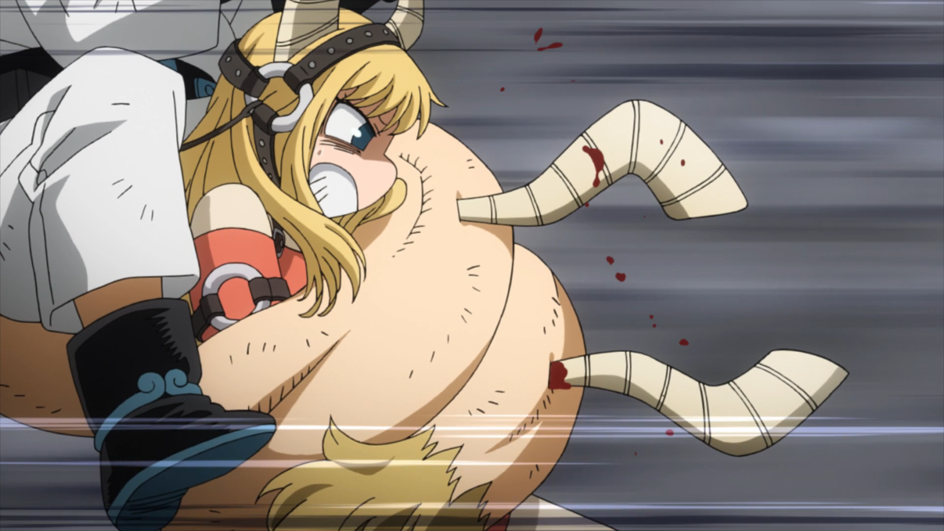 Pony manages to save herself while throwing Ojiro into a jail cell at the same time!