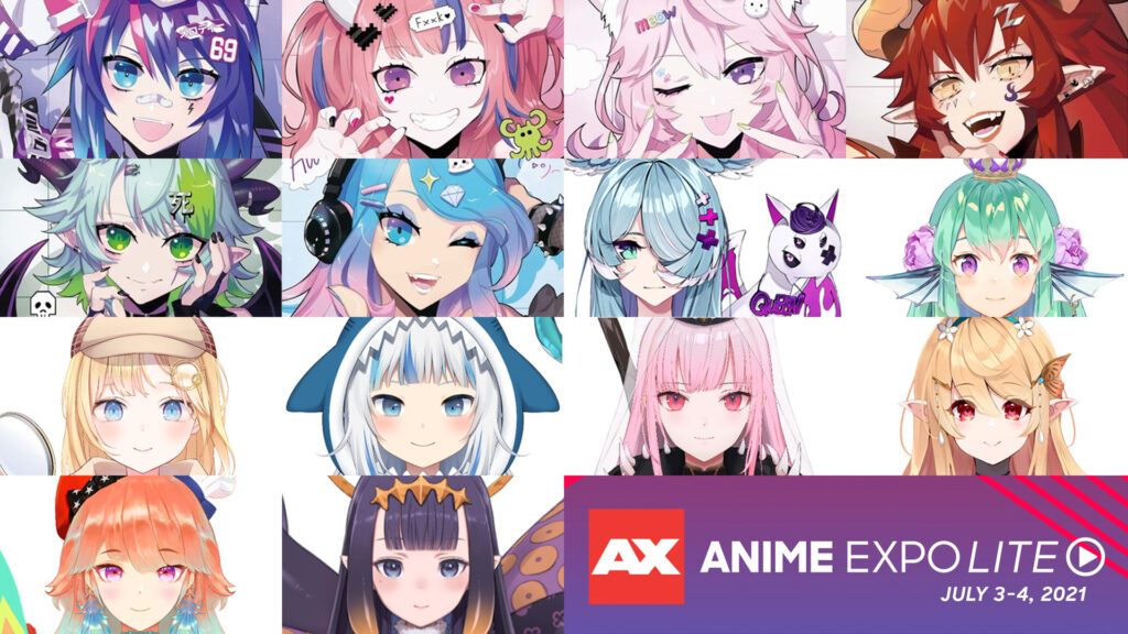 Meet these VTubers at Anime Expo Lite this July