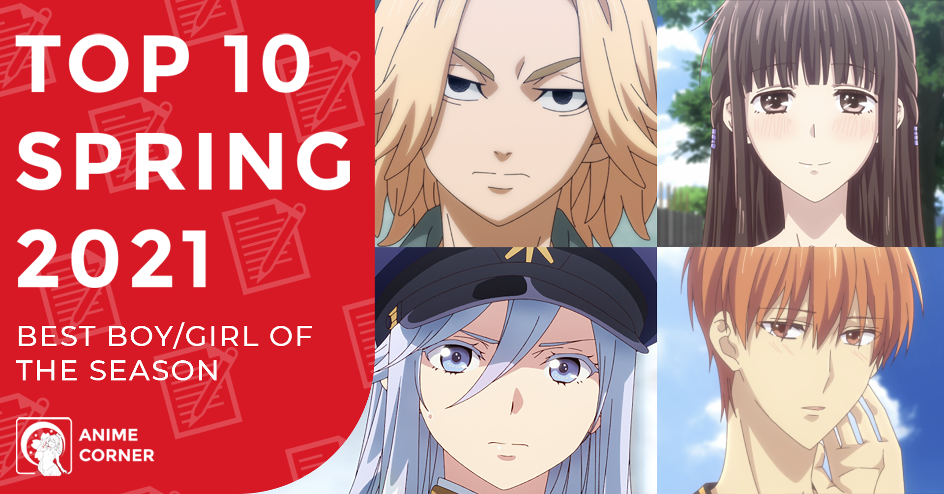 Spring 2021 Best Character of the Season Rankings - Anime Corner