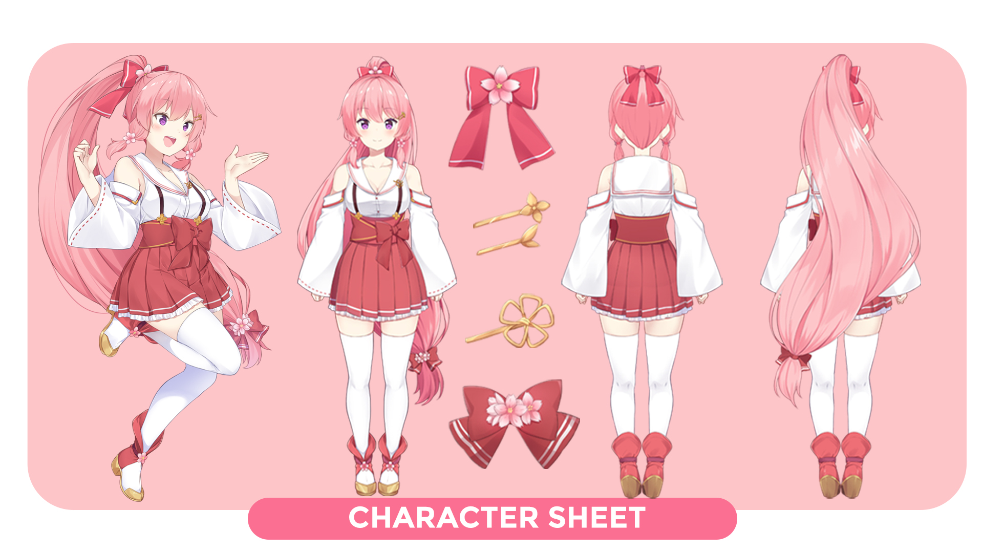 Tsukimi Lune Character Sheet - Anime Corner Mascot