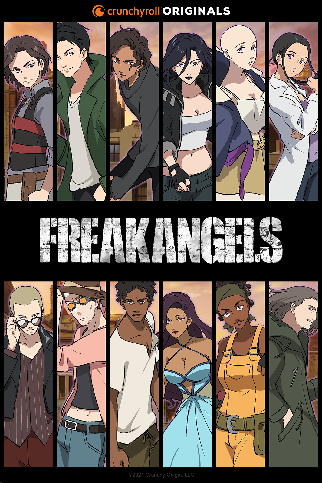 freakangels animated series key visual