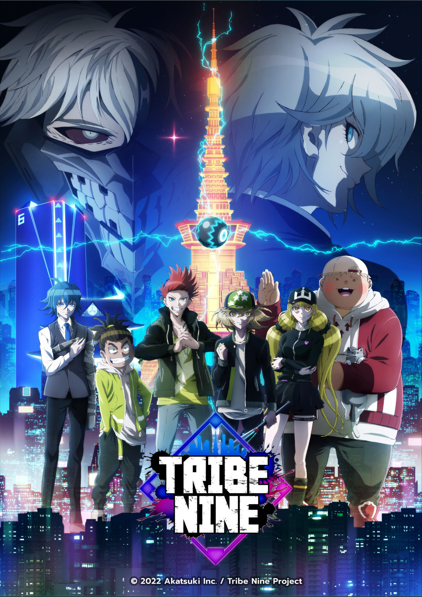 tribe nine anime key visual