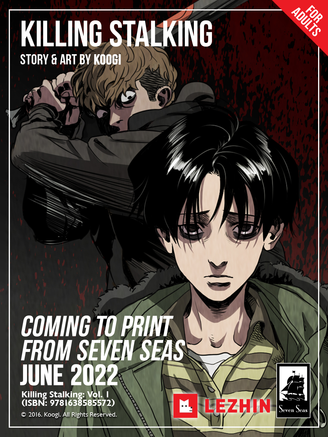 Seven Seas to Publish Killing Stalking, Love is an Illusion, and Pulse in  Print