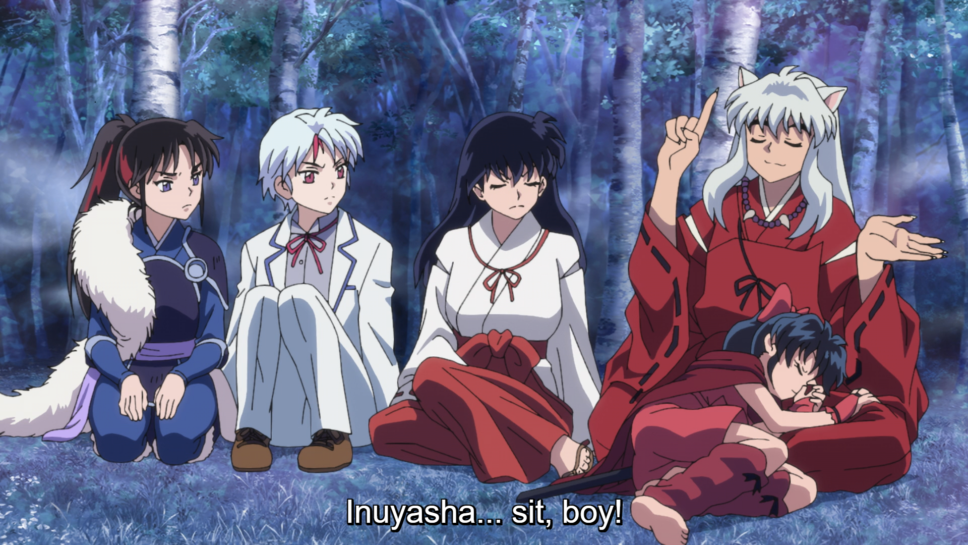 Yashahime-episode-39-Inuyasha-Sit-Boy