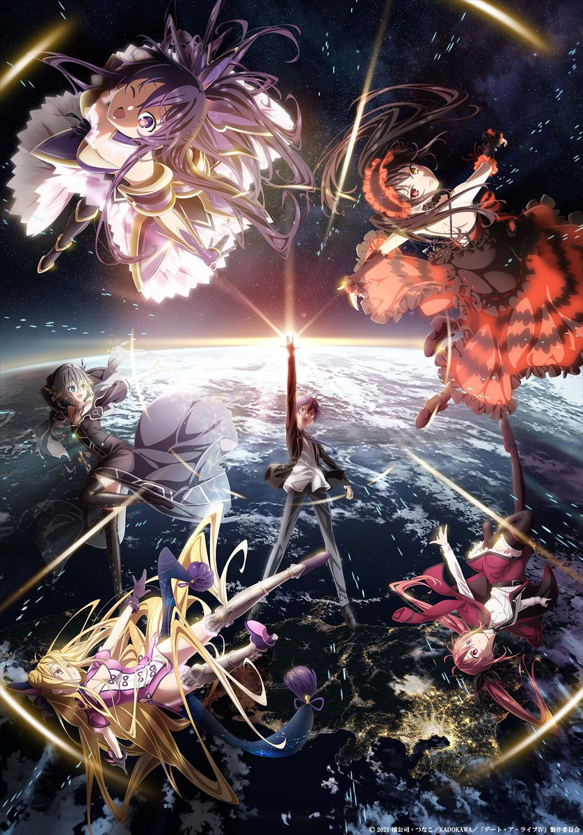 Date a Live IV to Premiere on April 8, Reveals New Key Visual