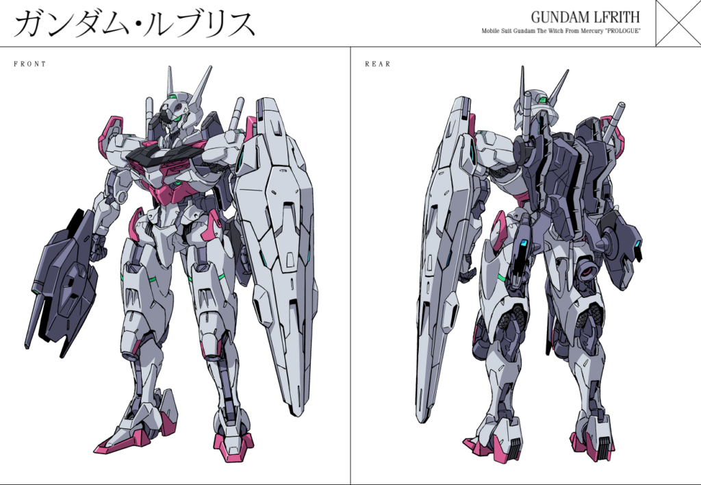 Gundam Lfrith Designs from Gundam Witch From Mercury Prolouge