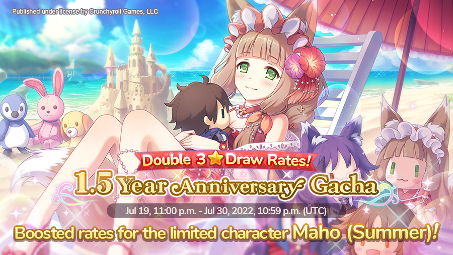 Princess Connect Re: Dive 1.5-Year Anniversary banner