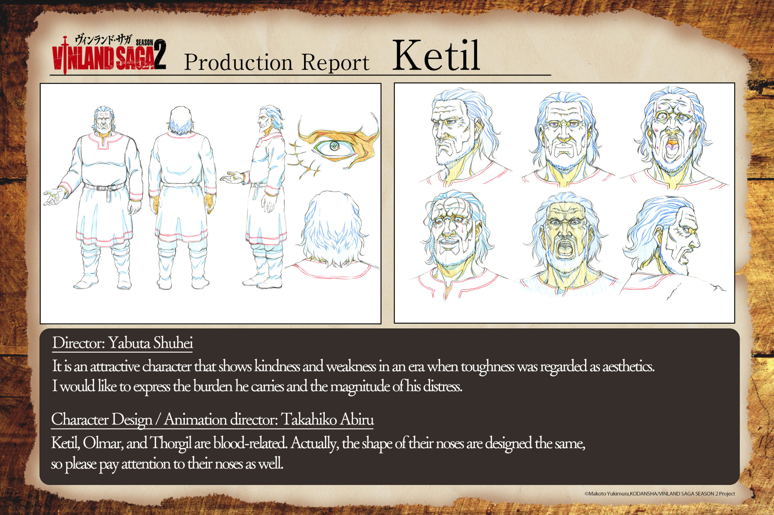 Vinland Saga Season 2 - Ketil Character Design