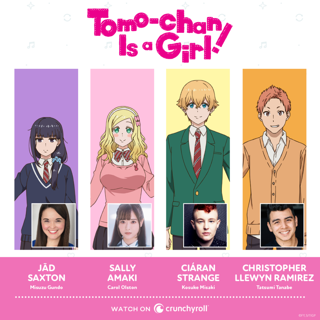 Tomo-chan Is a Girl cast