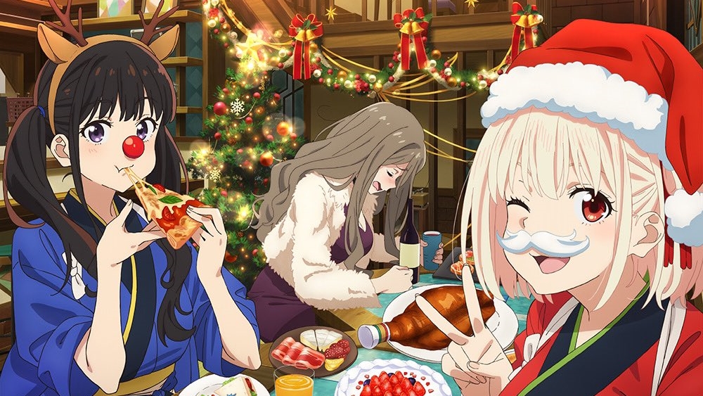 Café LycoReco’s Staff Members Enjoy Christmas Party
