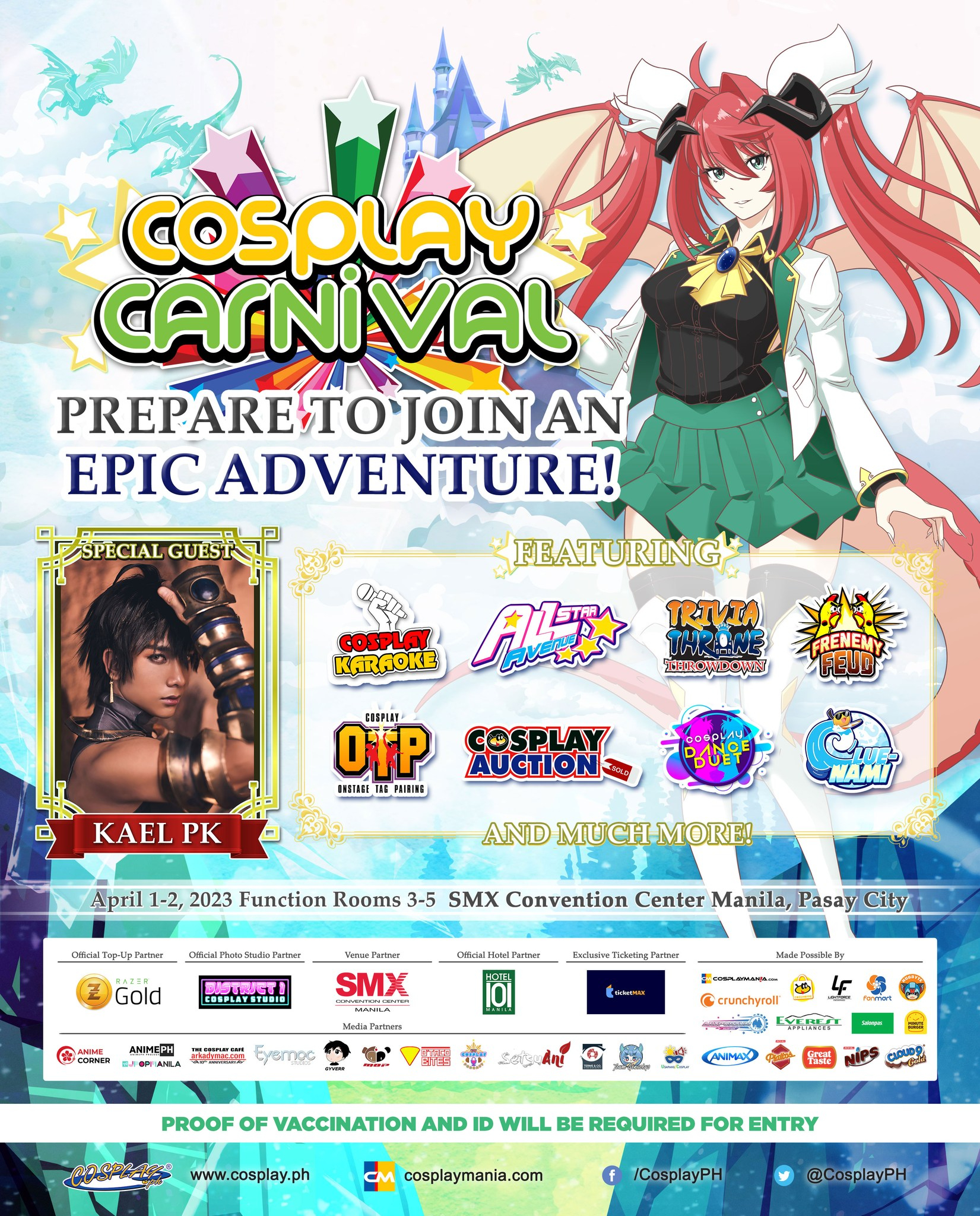Cosplay Carnival (CosCarni) 2023 Official Poster