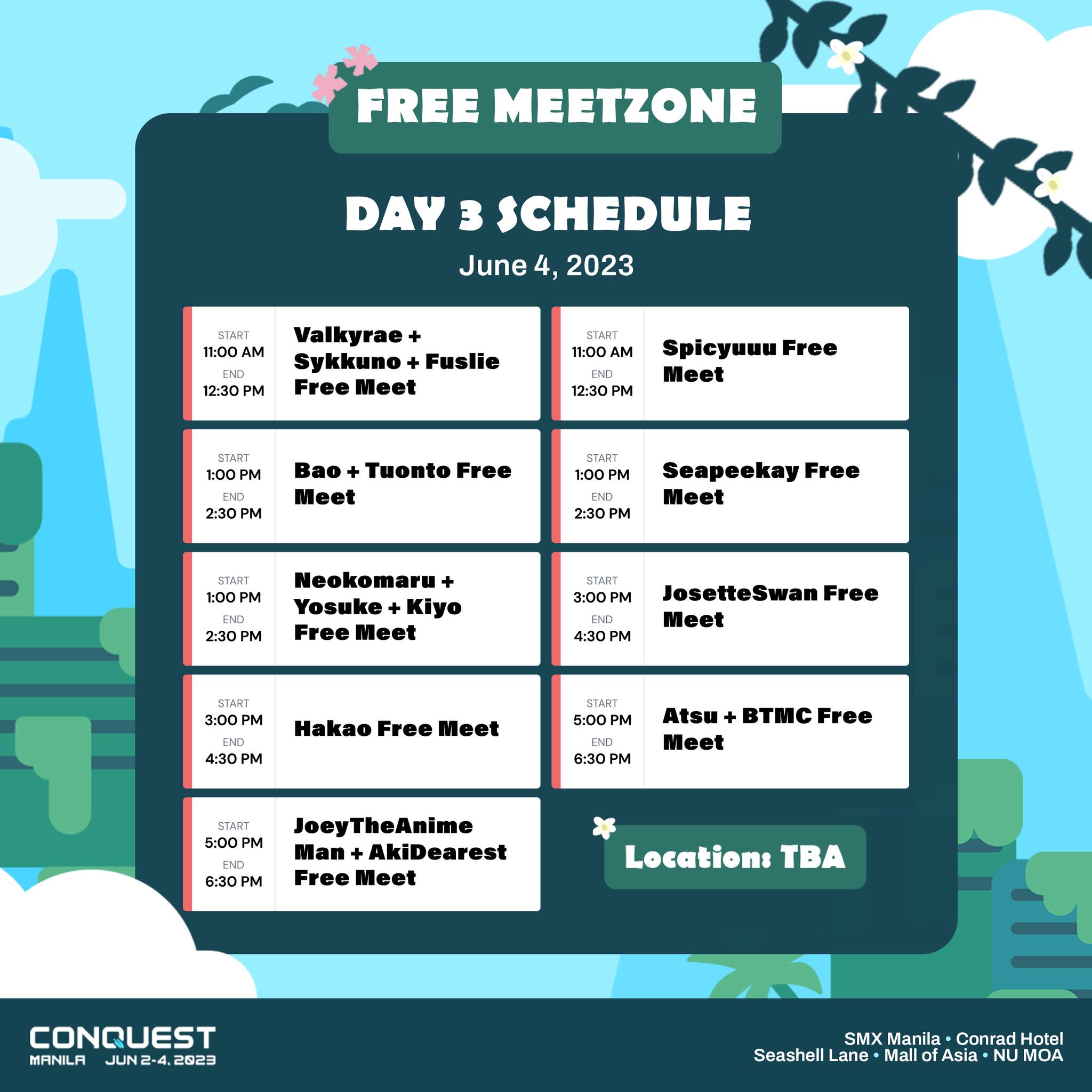 Conquest Festival 2023 Guide meetzone